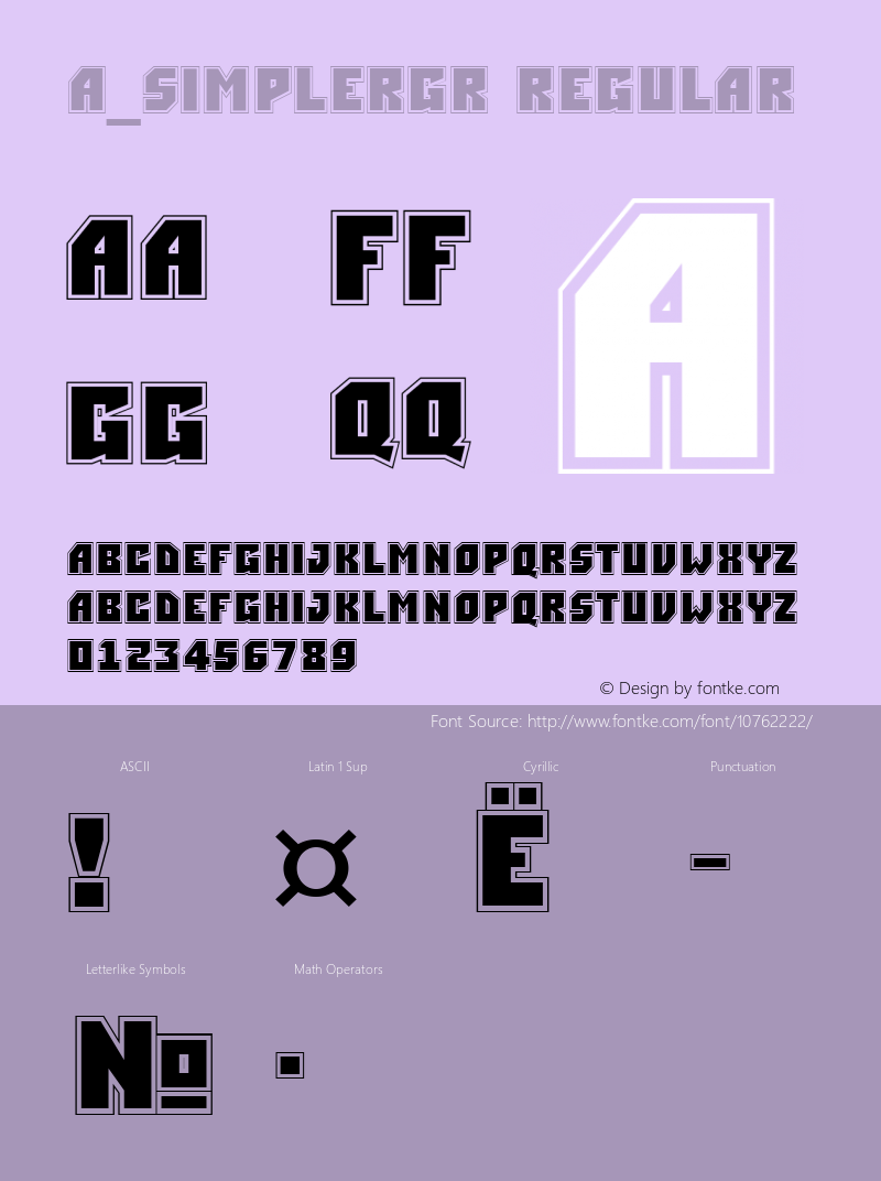 a_SimplerGr Regular 01.03 Font Sample