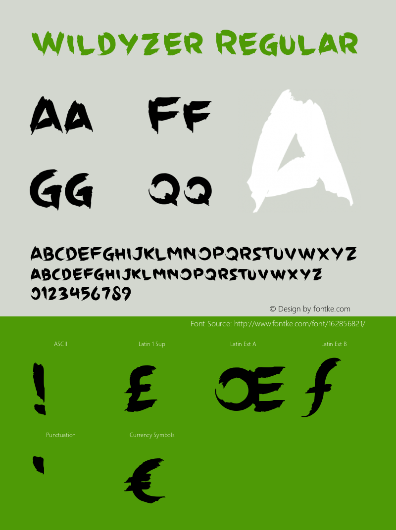 Wildyzer Version 1.016;Fontself Maker 3.5.4 Font Sample