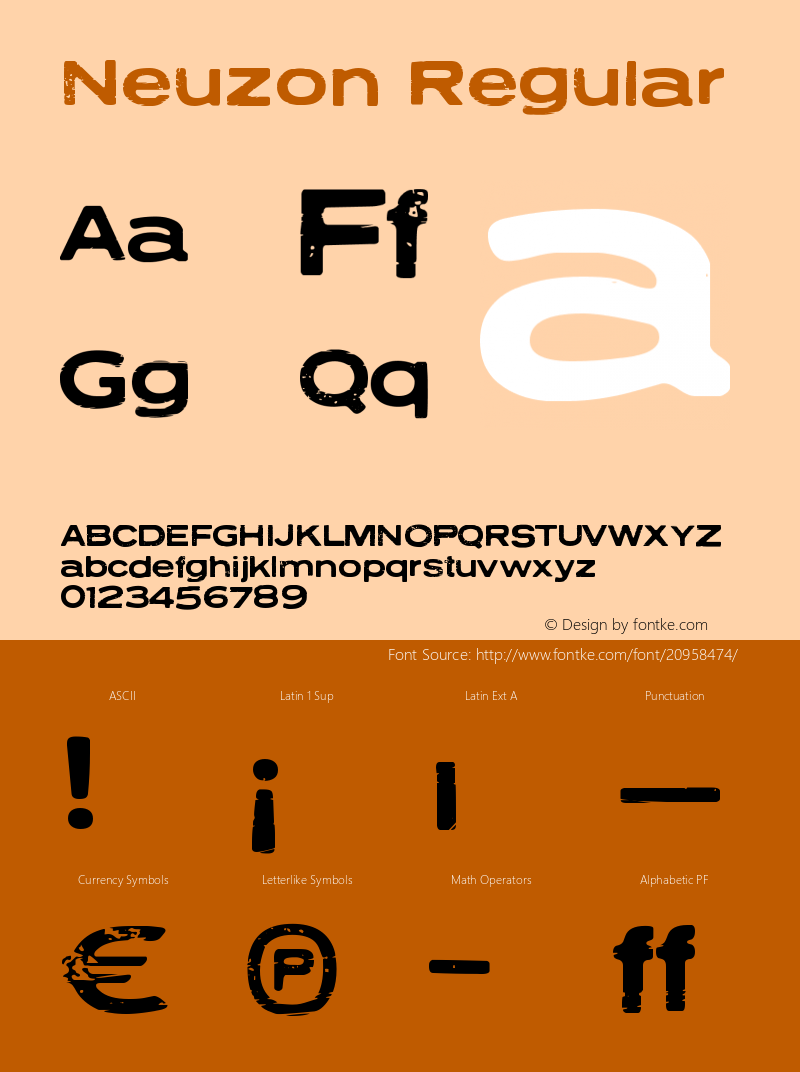 Neuzon-Regular Version 1.000;PS 001.001;Core 1.0.38 Font Sample