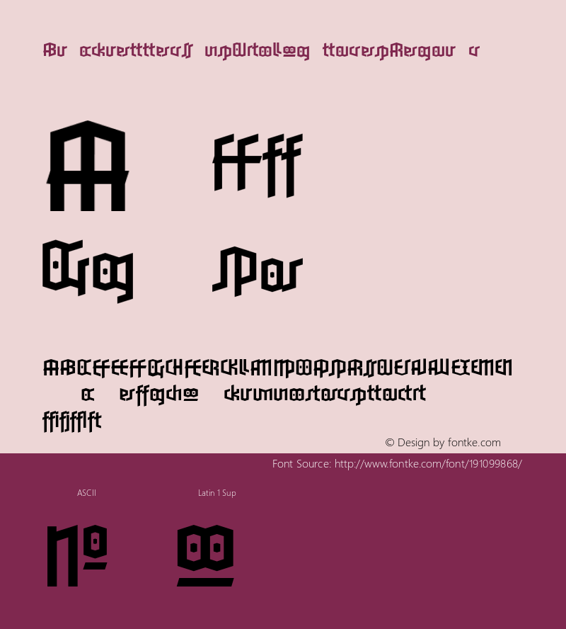 ☞BlackletterSansTwoLigaturesRegular Version 001.000;com.myfonts.easy.bomparte.blackletter-sans.two-ligature-regular.wfkit2.version.2FGp图片样张