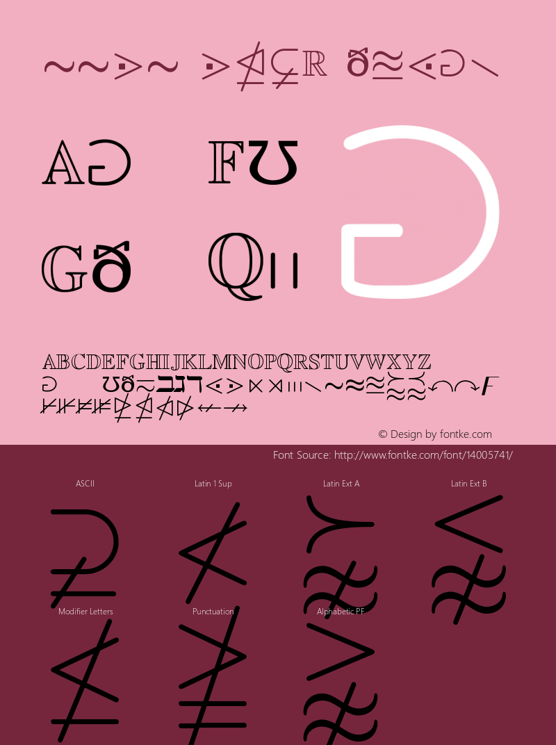 ssmsbm5 Regular Version 001.001 Font Sample