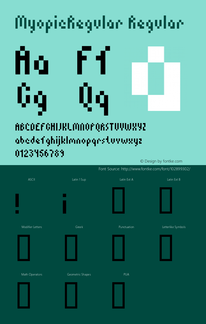 MyopicRegular W05 Regular Version 4.10 Font Sample