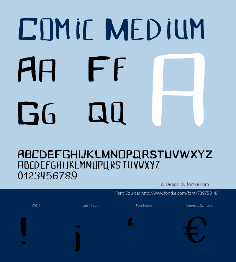 Comic Version 001.000 Font Sample