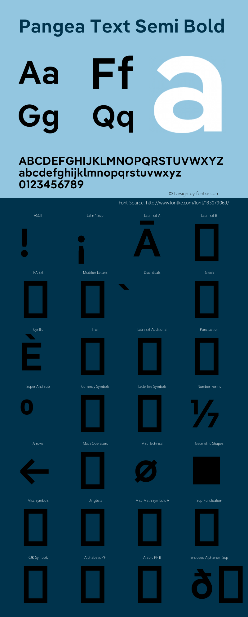 Pangea Text Semi Bold Version 1.002图片样张