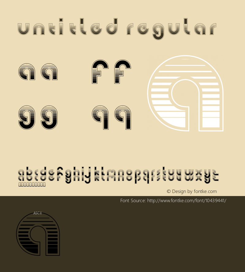 Untitled Regular Version 1.000;PS 001.001;hotconv 1.0.56 Font Sample