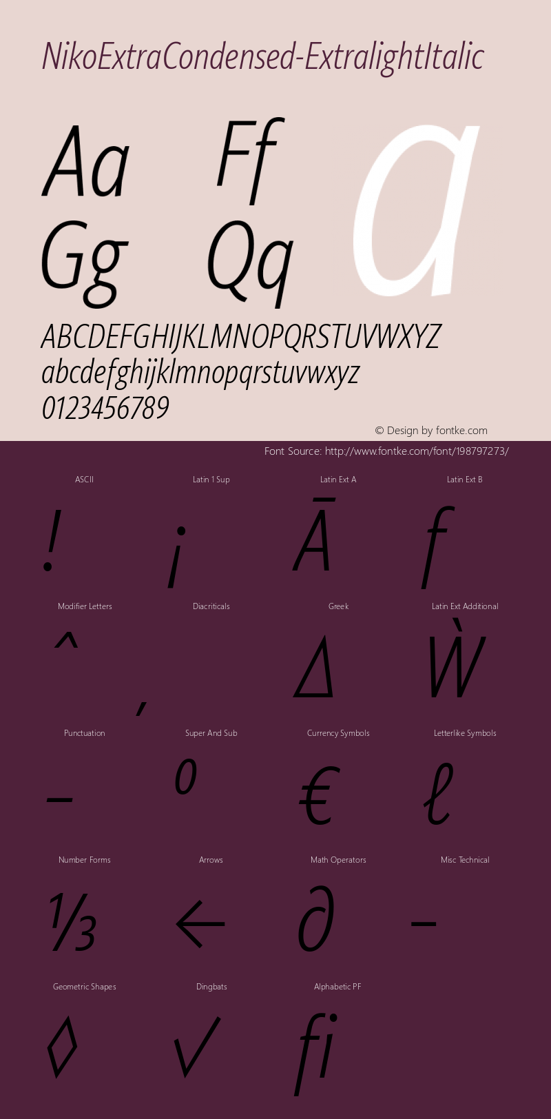 ☞Niko Extra Condensed Extralight Italic Version 1.002;com.myfonts.easy.ludwiguebele.niko.extra-condensed-extralight-italic.wfkit2.version.5kU1图片样张