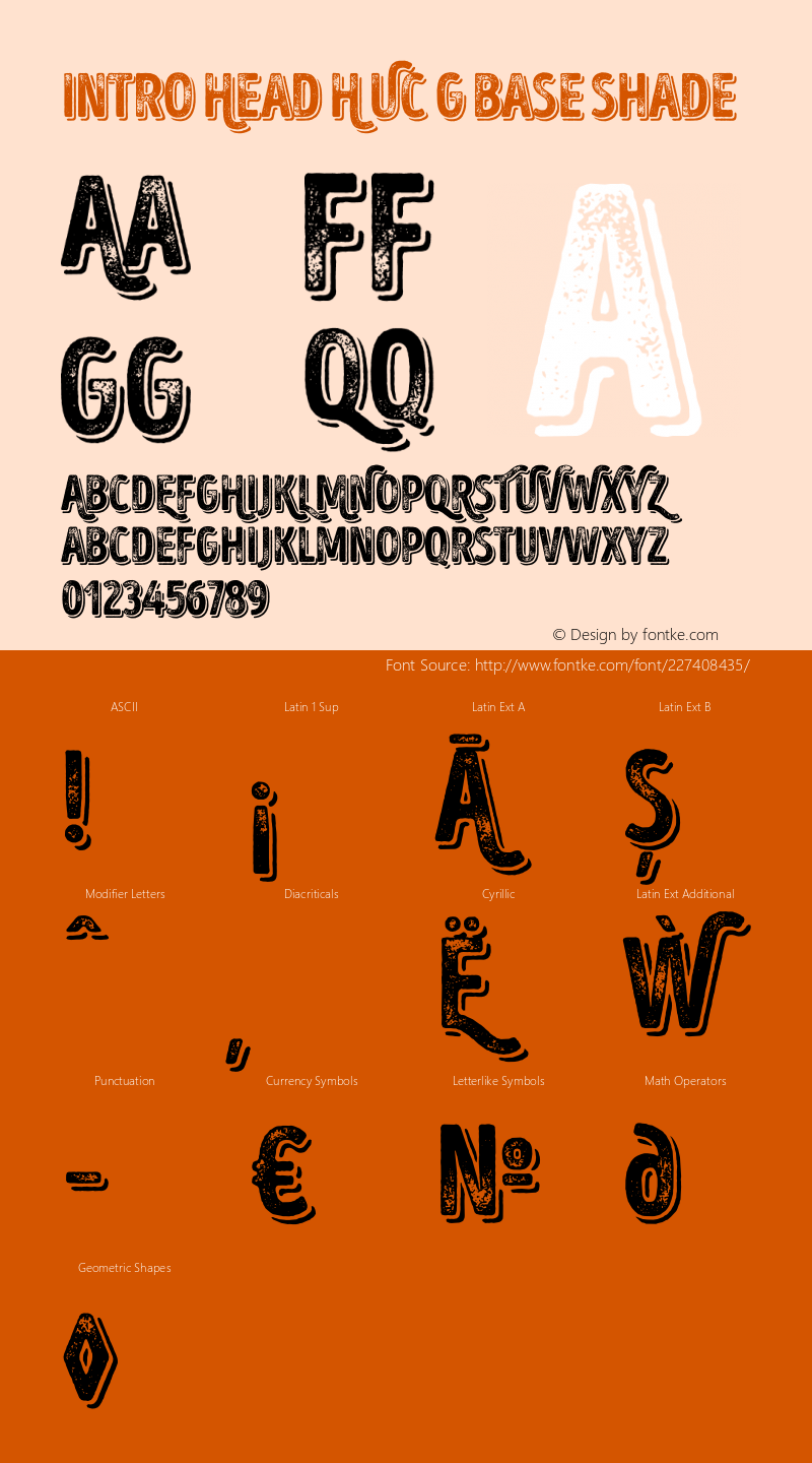 Intro Head H UC G Base Shade Version 1.000;PS 001.000;hotconv 1.0.70;makeotf.lib2.5.58329图片样张