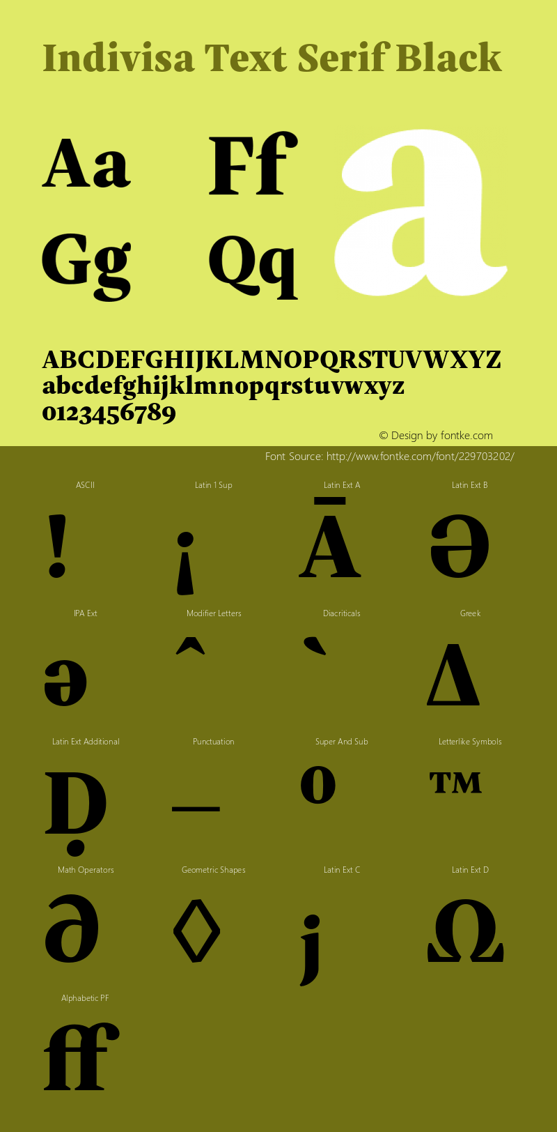 Indivisa Text Serif Regular Bold Version 0.005;PS 0.5;hotconv 1.0.88;makeotf.lib2.5.647800图片样张