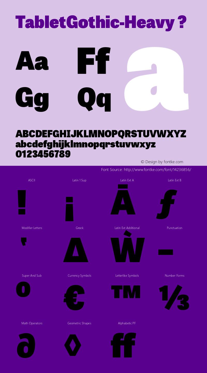 TabletGothic-Heavy ? 1.000;com.myfonts.type-together.tablet-gothic.heavy.wfkit2.4246 Font Sample