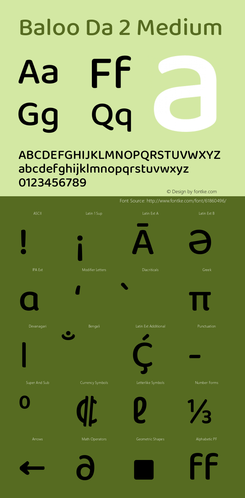 Baloo Da 2 Medium Version 1.640;hotconv 1.0.111;makeotfexe 2.5.65597; ttfautohint (v1.8.3) Font Sample