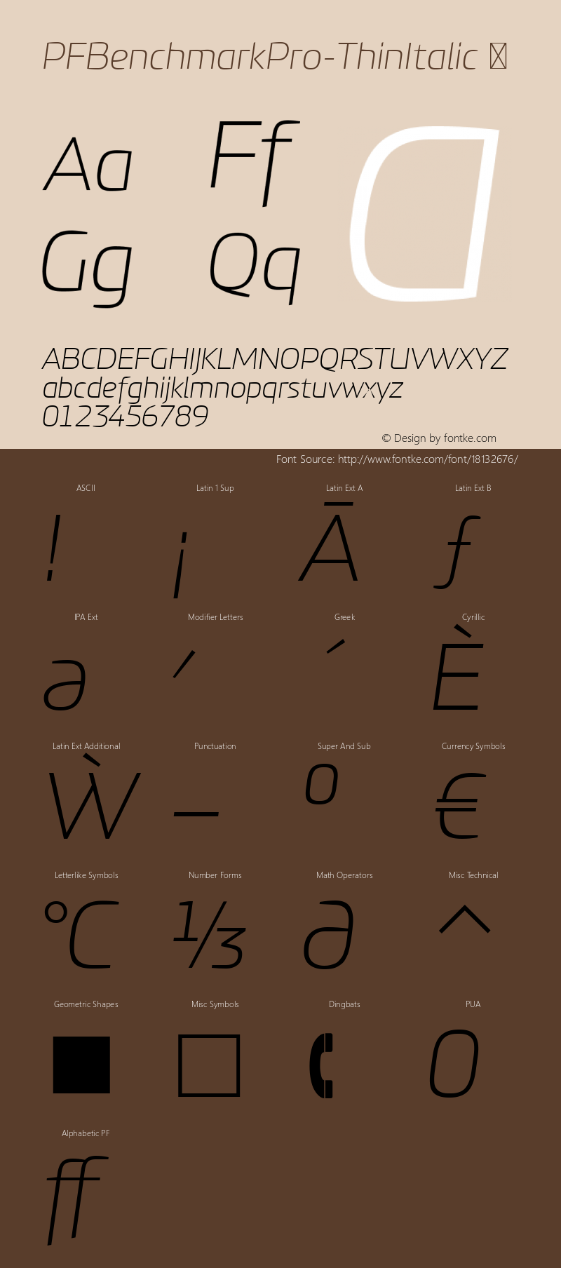 PFBenchmarkPro-ThinItalic ☞ Version 1.000;com.myfonts.easy.parachute.pf-benchmark-pro .thin-italic.wfkit2.version.4jRJ Font Sample