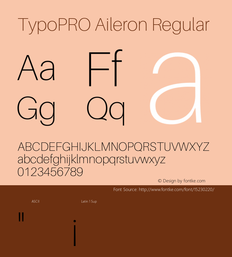 TypoPRO Aileron Regular Version 1.000;PS 001.000;hotconv 1.0.70;makeotf.lib2.5.58329 Font Sample