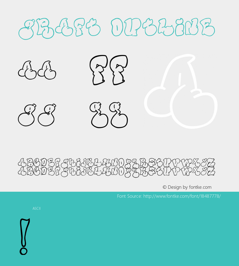 Graft Outline 2016-01-29 Font Sample