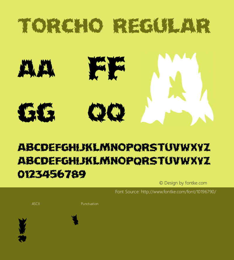 Torcho Regular 001.000 Font Sample