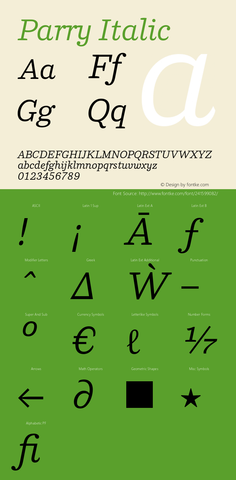 Parry-Italic Version 2.004图片样张