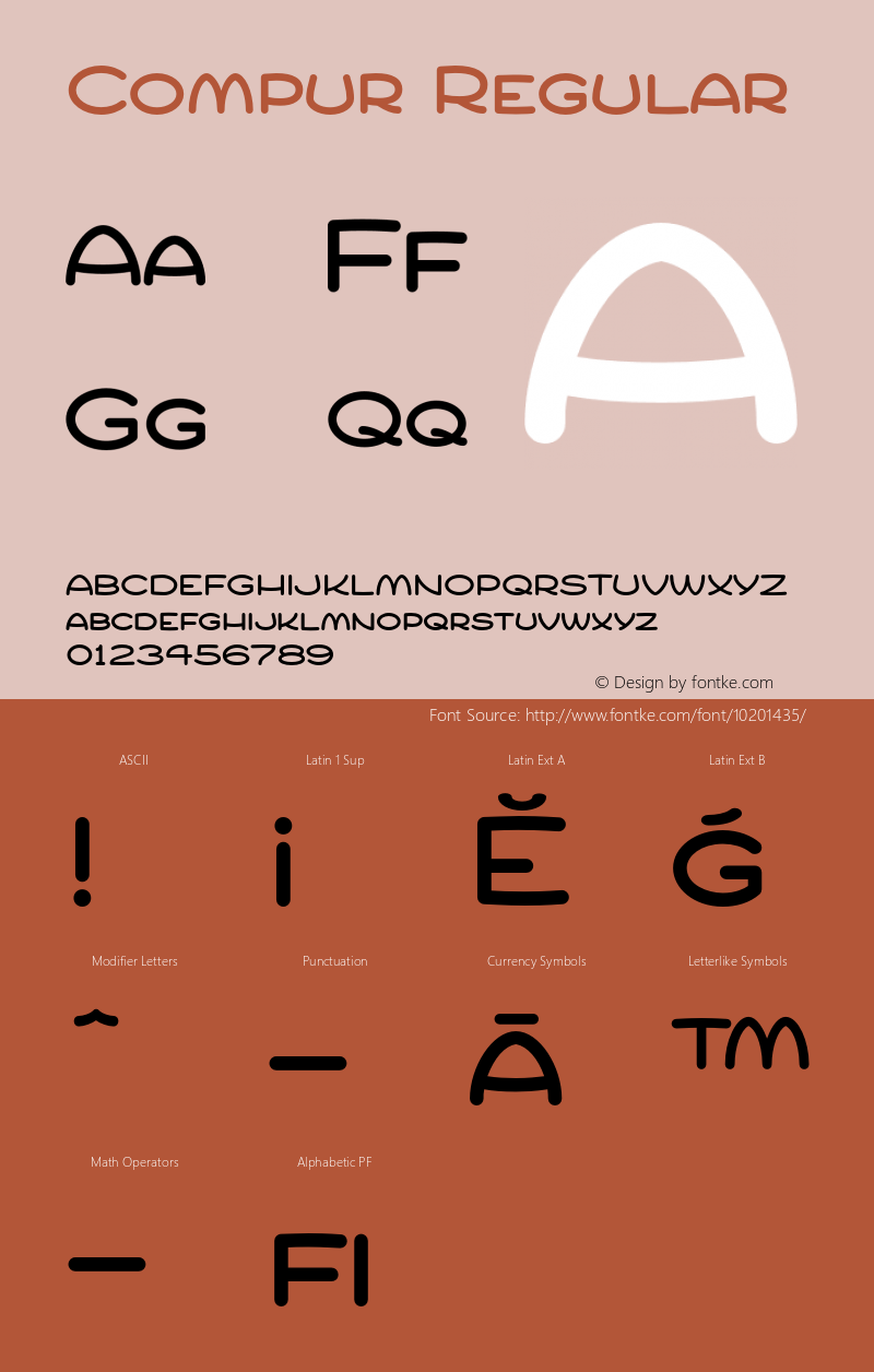 Compur Regular 001.000 Font Sample