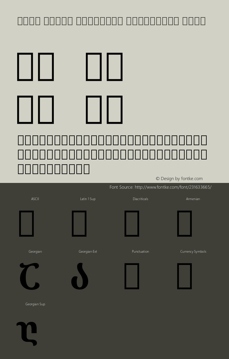 Noto Serif Georgian Condensed Bold Version 2.001图片样张