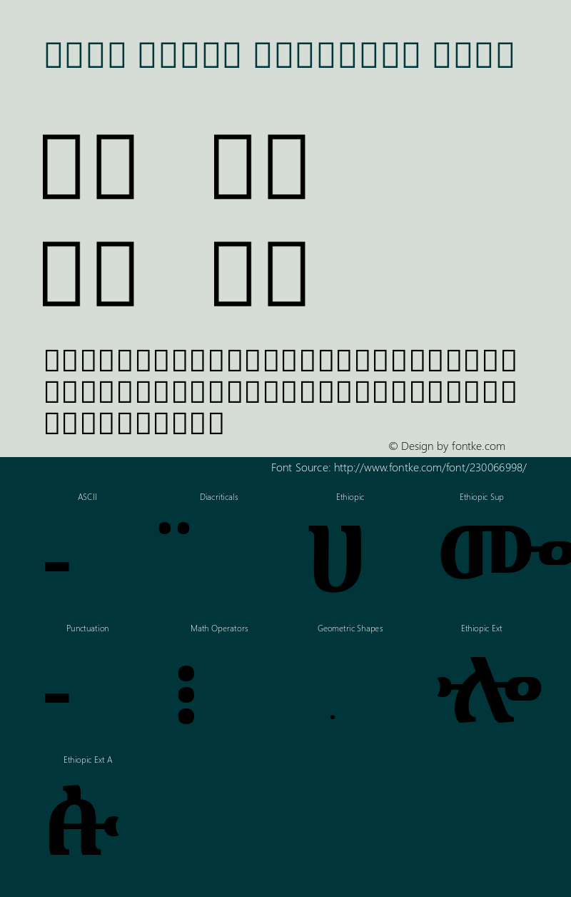 Noto Serif Ethiopic Bold Version 2.100; ttfautohint (v1.8) -l 8 -r 50 -G 200 -x 14 -D ethi -f none -a qsq -X 