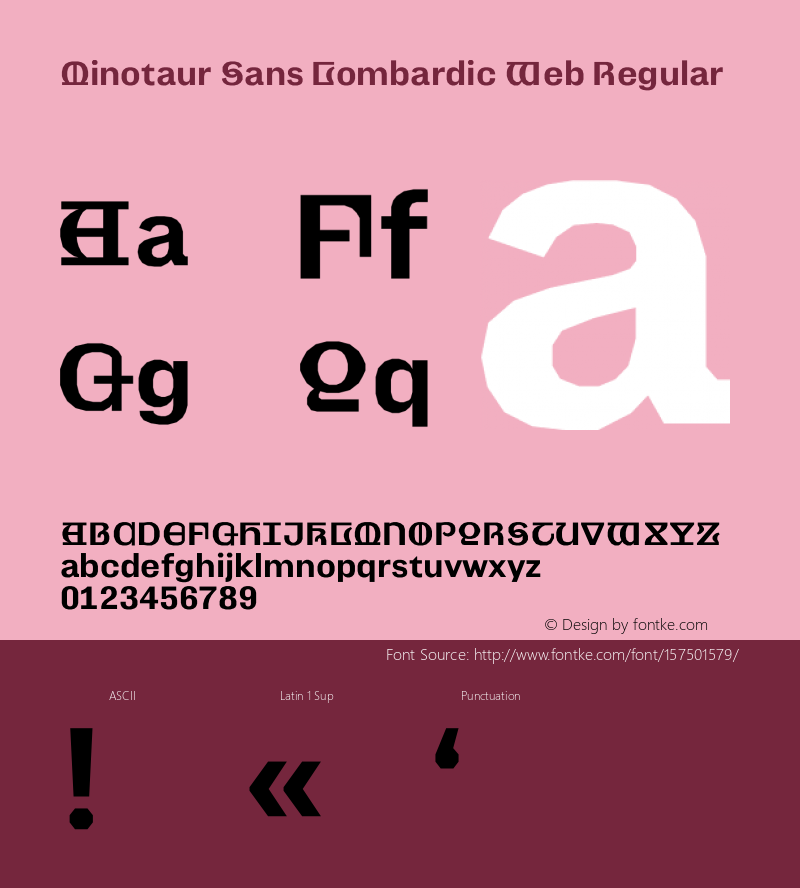 Minotaur Sans Lmbdc Web Version 1.001;PS 1.1;hotconv 1.0.88;makeotf.lib2.5.647800; ttfautohint (v1.3) Font Sample