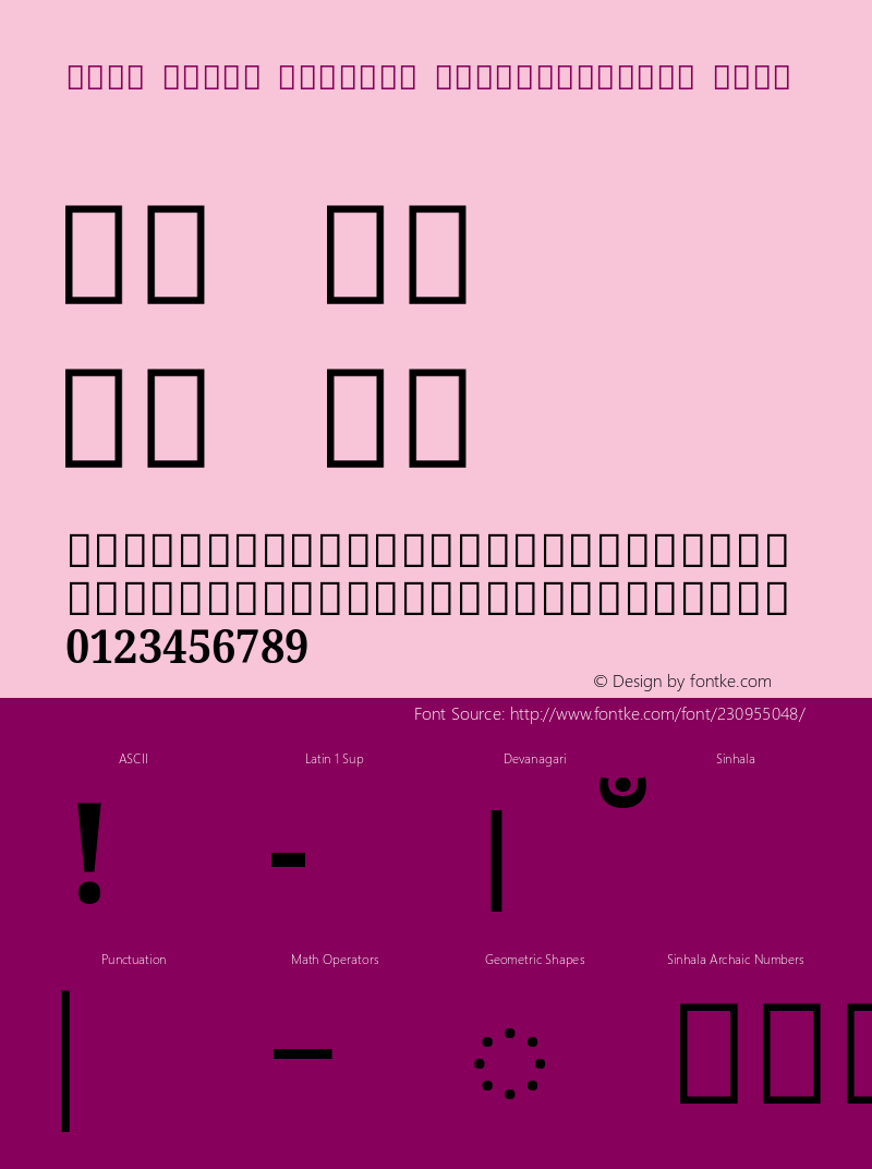 Noto Serif Sinhala SemiCondensed Bold Version 2.002; ttfautohint (v1.8) -l 8 -r 50 -G 200 -x 14 -D sinh -f none -a qsq -X 