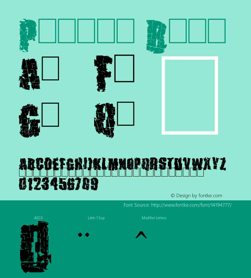 Pusher Book Version 1.00 August 15, 2012 Font Sample