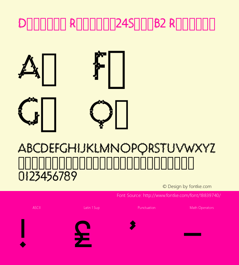 Decovar Regular24SkelB2 Regular Version 0.000;PS 0.0;hotconv 1.0.88;makeotf.lib2.5.647800 DEVELOPMENT Font Sample