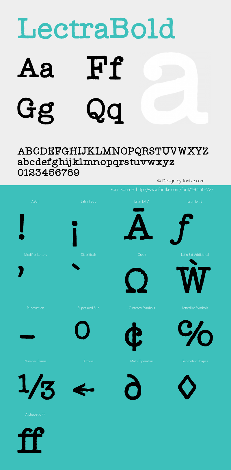 ☞LectraBold Version 001.001;com.myfonts.easy.wiescherdesign.lectra.bold.wfkit2.version.3Fiy图片样张