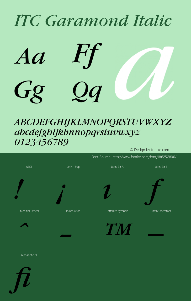 Garamond-BookItalic 001.000图片样张