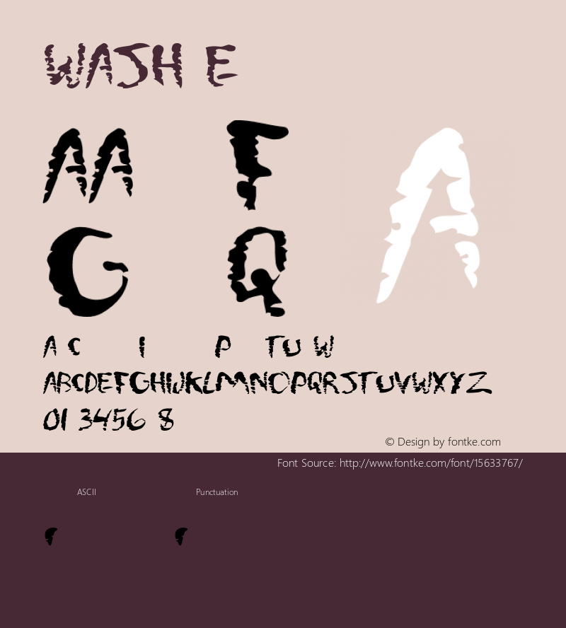 WashMe ☞ Version 1.000;com.myfonts.easy.fonthead.wash-me.regular.wfkit2.version.3czN Font Sample