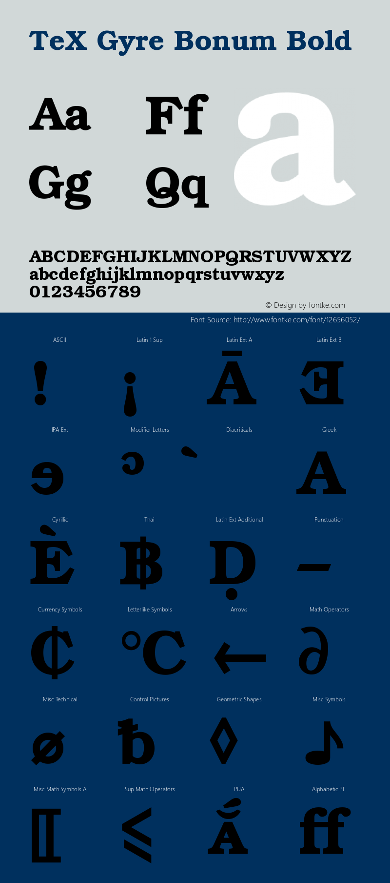 TeX Gyre Bonum Bold Version 1.103;PS 1.103;hotconv 1.0.49;makeotf.lib2.0.14853 Font Sample