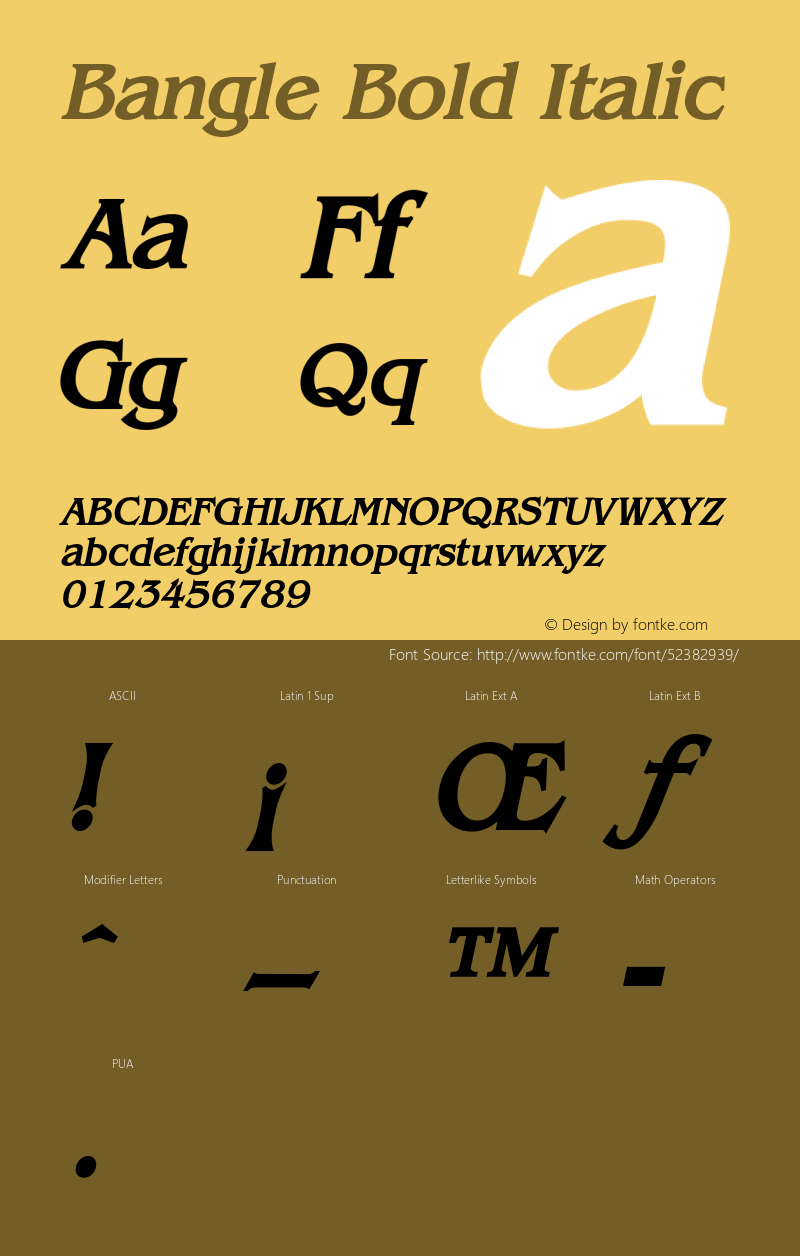 BangleBoldItalic Altsys Fontographer 4.1 1/27/95 {DfLp-URBC-66E7-7FBL-FXFA} Font Sample