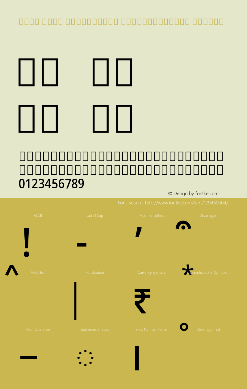 Noto Sans Devanagari SemiCondensed Medium Version 2.001; ttfautohint (v1.8.3) -l 8 -r 50 -G 200 -x 14 -D deva -f none -a qsq -X 