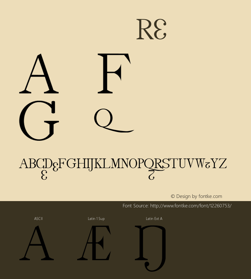 drmdozl14 Regular Version 001.001 Font Sample