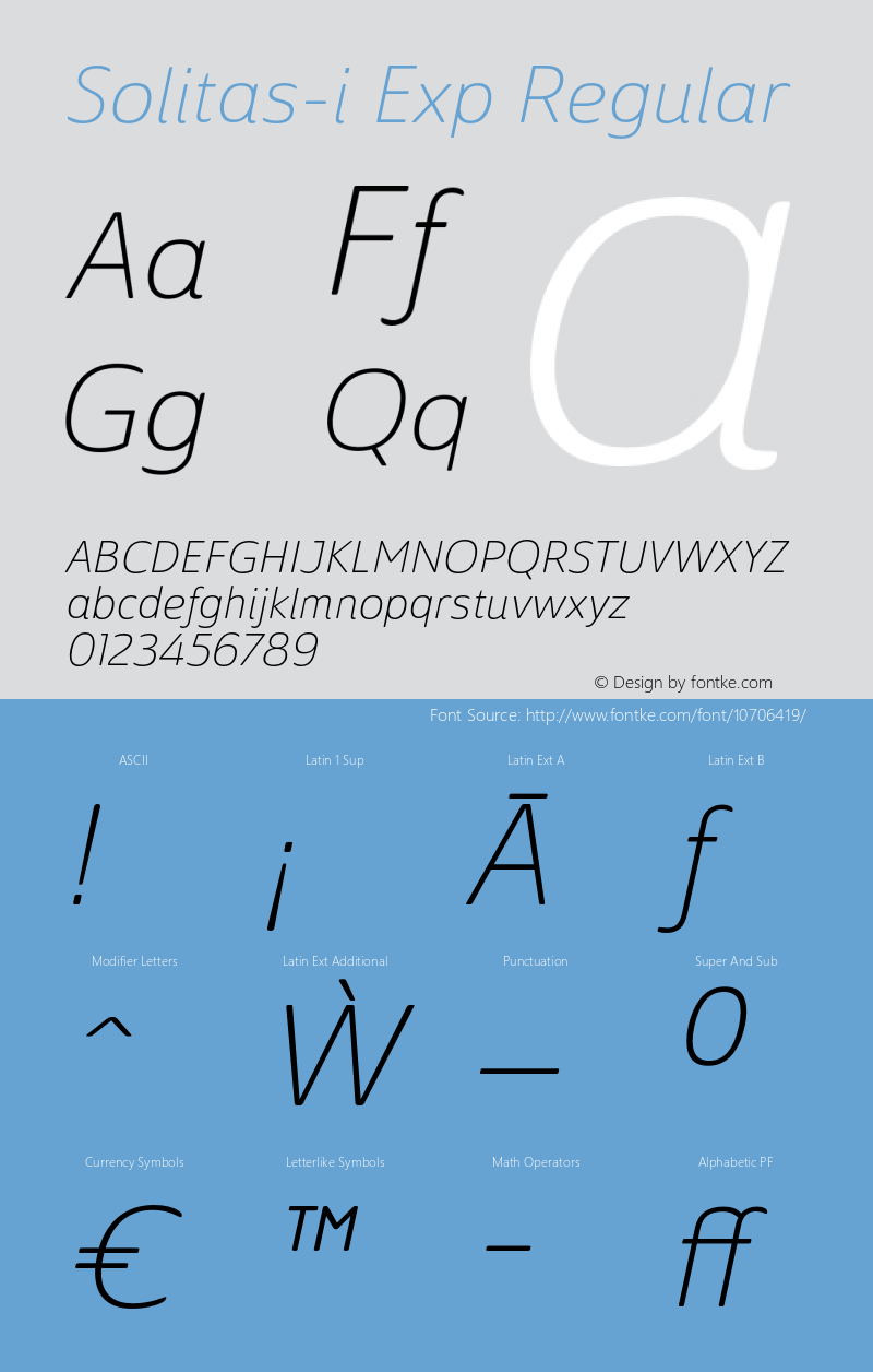 Solitas-i Exp Regular 1.000;com.myfonts.easy.insigne.solitas.ext-thin-italic.wfkit2.version.4oep Font Sample