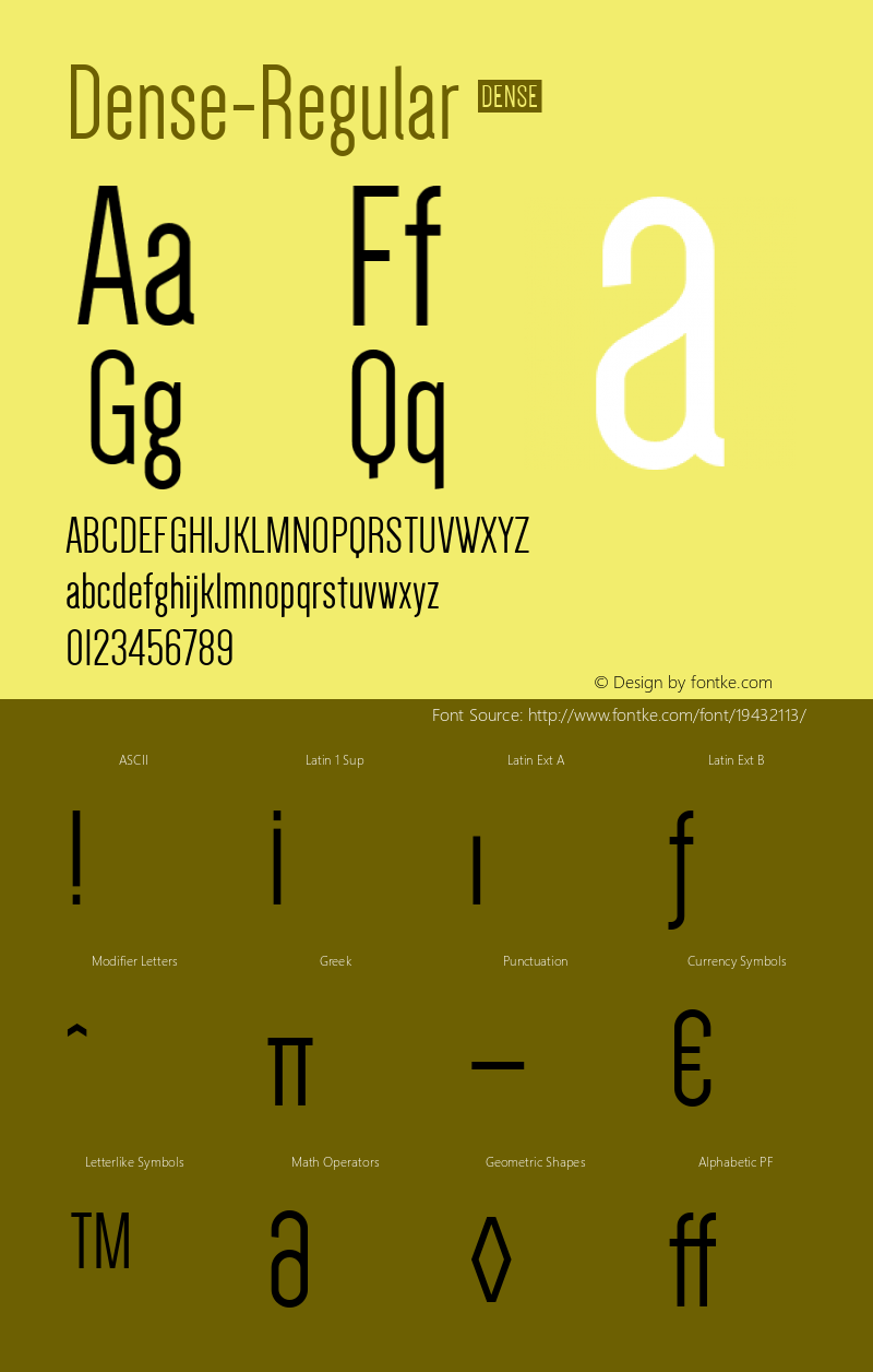 ☞Dense Regular Version 1.006;com.myfonts.easy.cdtype.dense.regular.wfkit2.version.4fu3 Font Sample