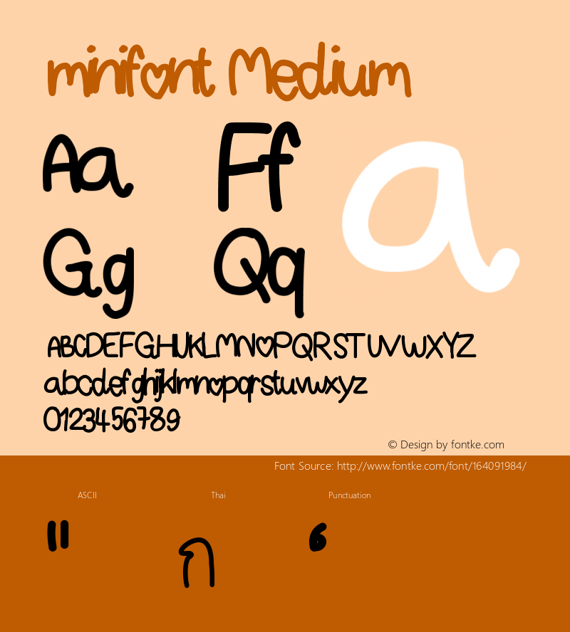 minifont Version 001.000 Font Sample