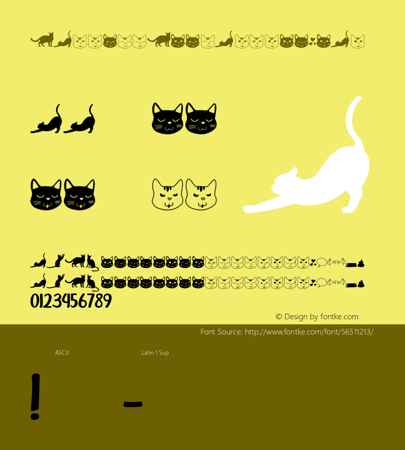 Cattino Clipart Version 1.00;February 24, 2020;FontCreator 12.0.0.2560 64-bit Font Sample