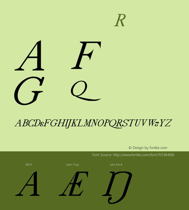 drmdozitsc10 Regular Version 001.001 Font Sample