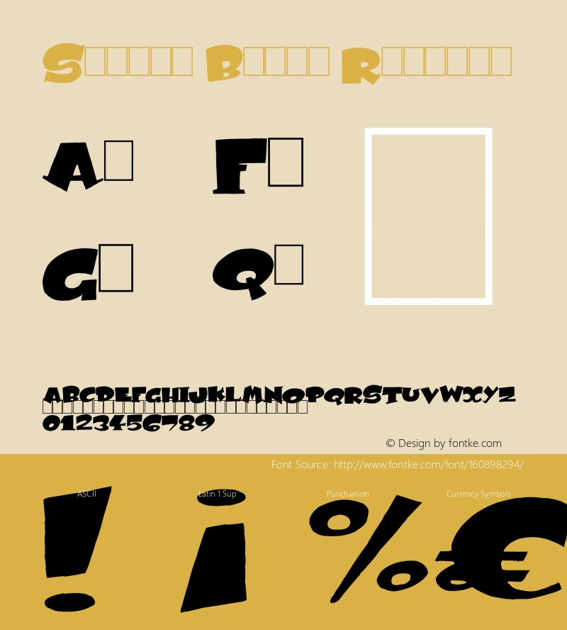 Subito Black  Font Sample