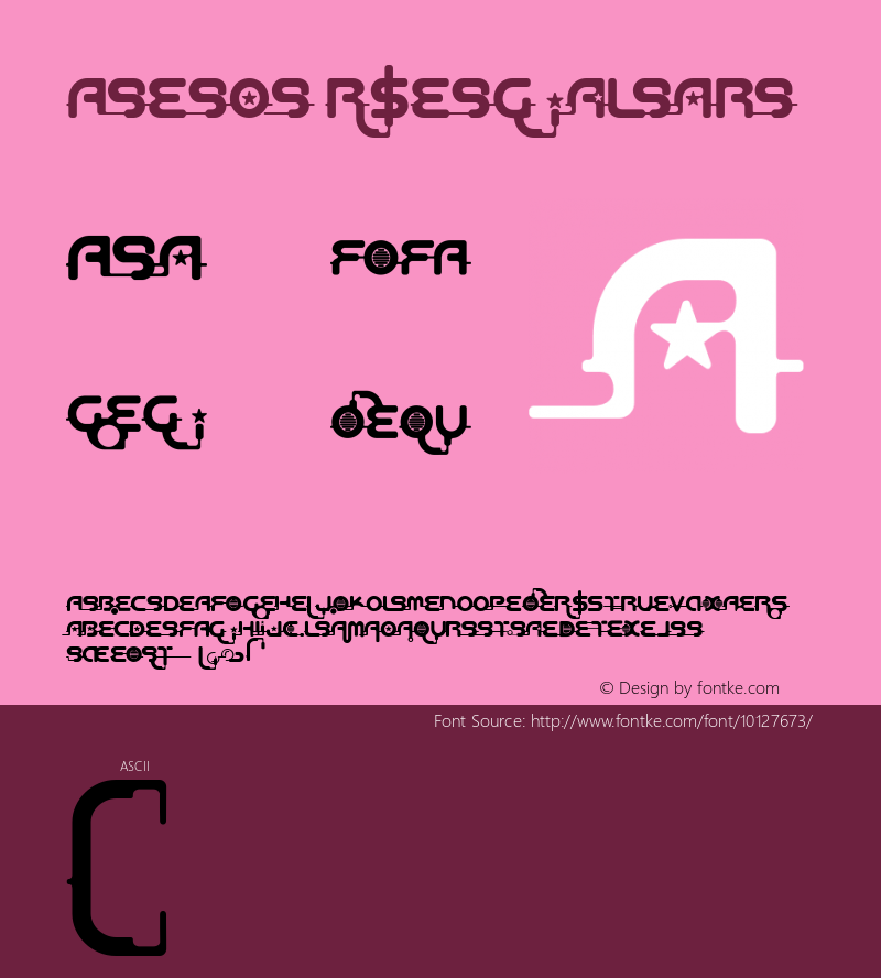 Aeos Regular 001.000 Font Sample