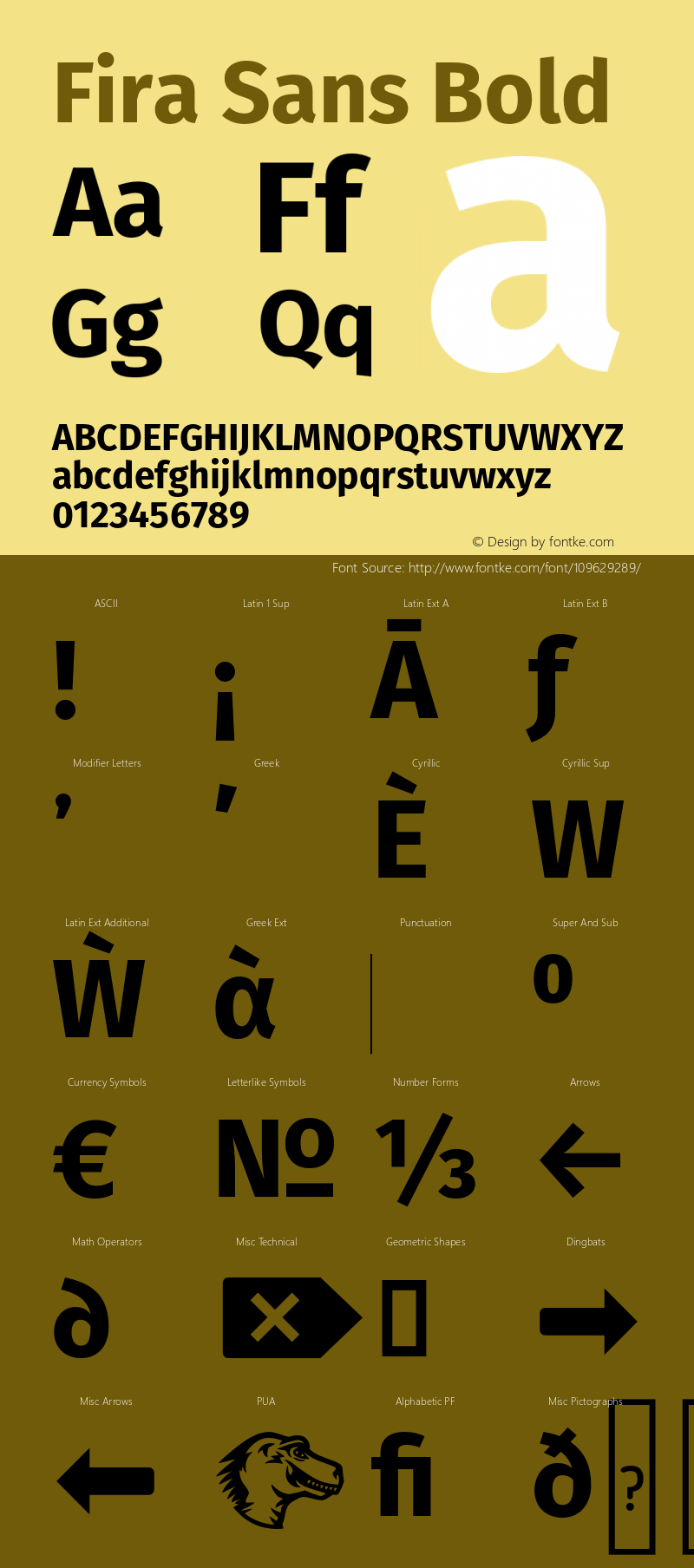 Fira Sans Bold Version 3.109;PS 003.109;hotconv 1.0.70;makeotf.lib2.5.58329 Font Sample