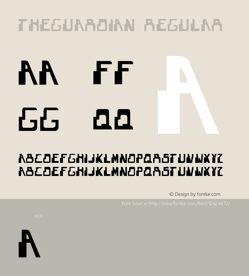 TheGuardian Regular Unknown Font Sample