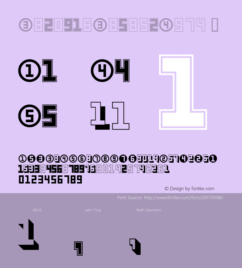 ☞DisplayDigitsFour Version 1.000;PS 001.001;hotconv 1.0.56;com.myfonts.easy.gallofonts.display-digits-four.regular.wfkit2.version.3Ek1图片样张