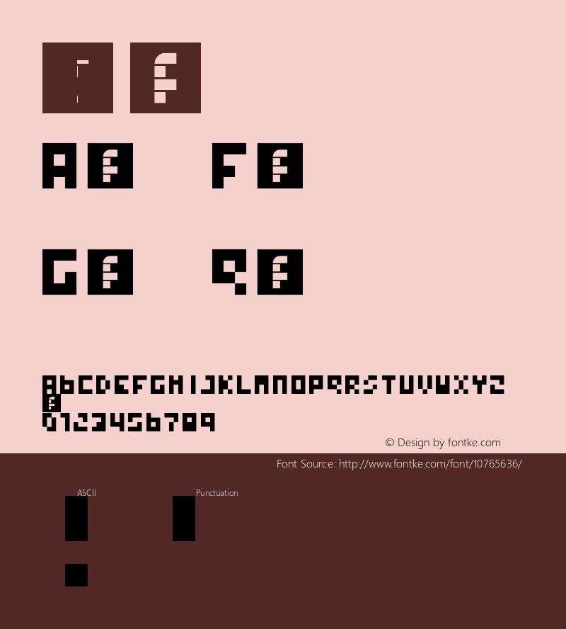 blockfont Regular Version 1.0 Font Sample