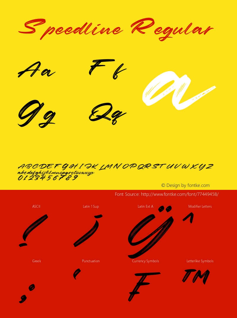 Speedline Version 1.00;September 6, 2020;FontCreator 12.0.0.2552 64-bit Font Sample