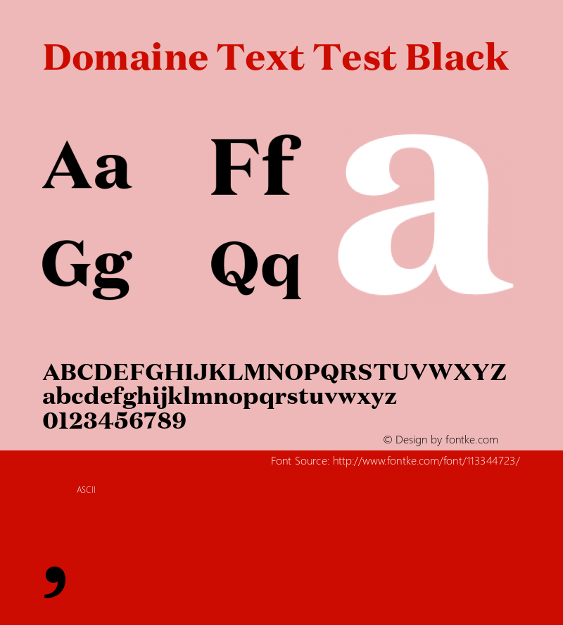 DomaineText-BlackTest Version 1.004;PS 1.0;hotconv 16.6.54;makeotf.lib2.5.65590;0 Font Sample