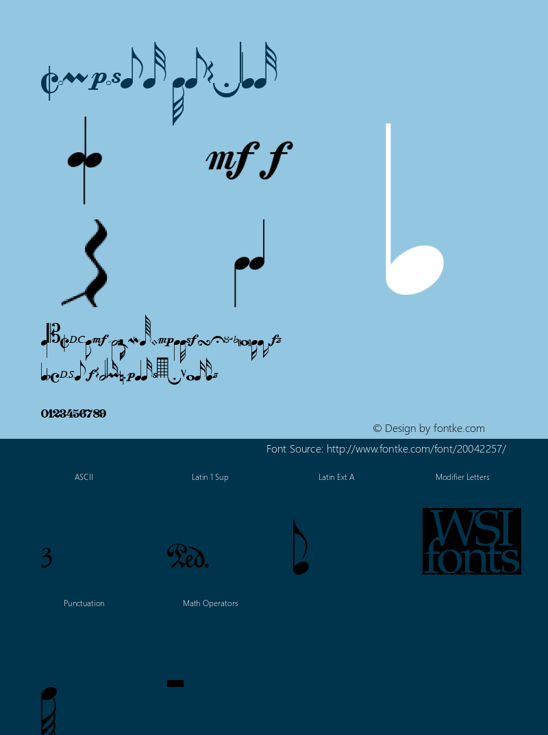 Composer Regular From the WSI-Fonts Professional Collection Font Sample