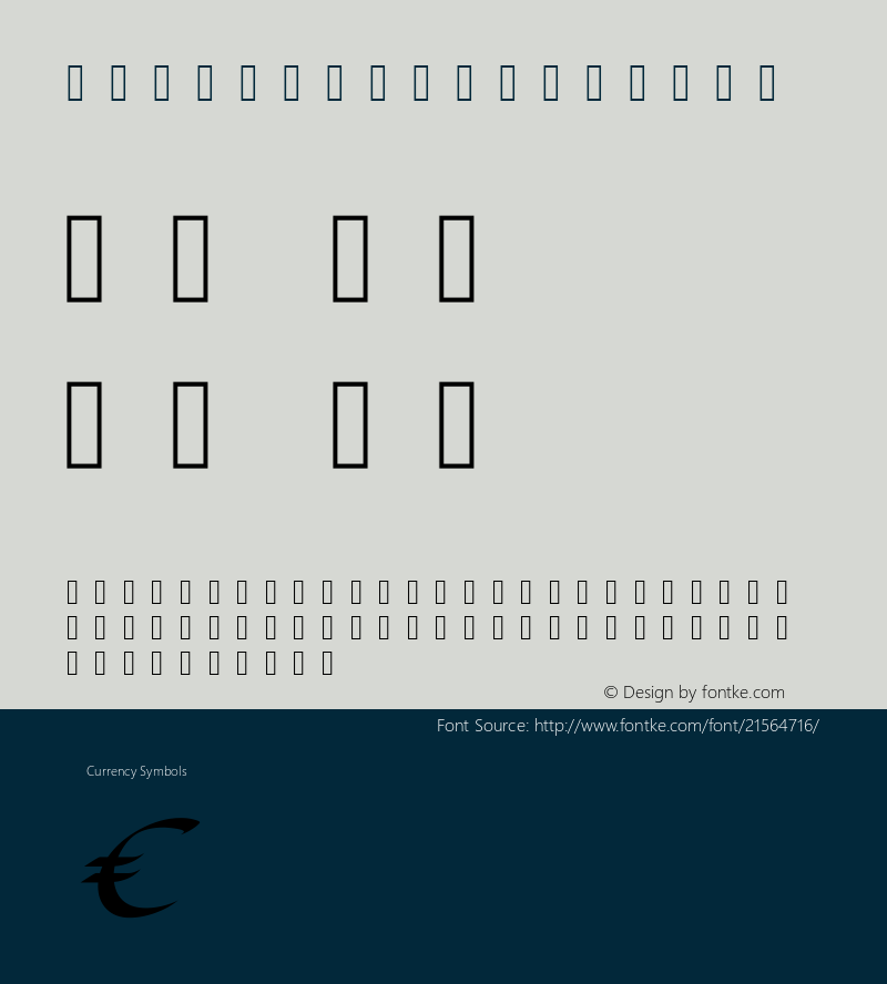 Fondamento Version 1.0 Font Sample