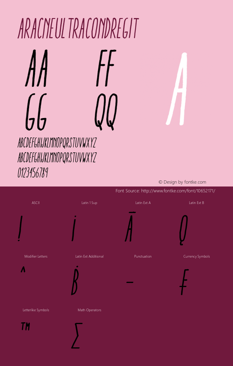 AracneUltraCondRegIt ☞ Version 1.001;com.myfonts.easy.antipixel.aracne-ultra-condensed.regular-italic.wfkit2.version.4h4Q Font Sample