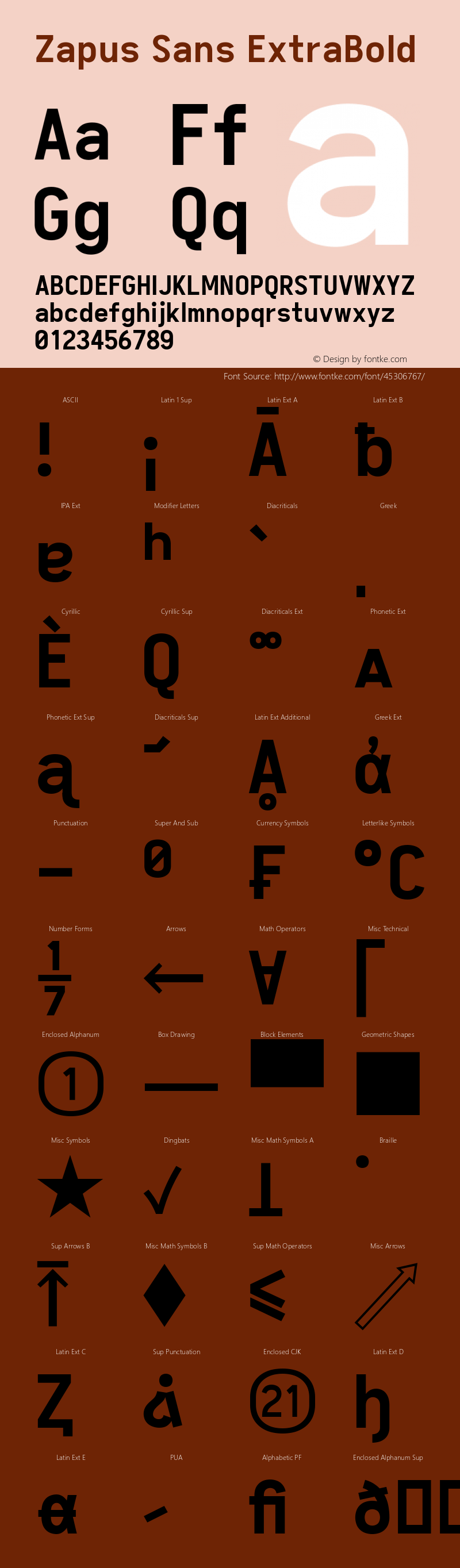 Zapus Sans ExtraBold Version 1.00;November 15, 2019;FontCreator 12.0.0.2547 64-bit Font Sample